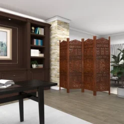 Traditional Wood Room Divider Screen Red - Olivia & May -Baxton Studio Sale Shop GUEST f0e7d6fd aac1 4eec 923c 2144c5bdb881