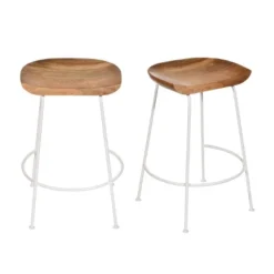 Set Of 2 24.5" Bryson Counter Height Barstools - Carolina Chair & Table 7 Set Of 2 24.5" Bryson Counter Height Barstools - Carolina Chair & Table -Baxton Studio Sale Shop GUEST f1320c54 16d4 49aa 8bcd 52f7919397d4