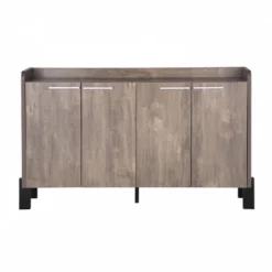 FC Design 62"W Sideboard Storage Cabinet, Large Dining Server Cupboard Buffet Table With Two Storage Cabinets -Baxton Studio Sale Shop GUEST f173206e 1452 45b8 b2a3 c386f2c69d5c