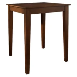 Tapered Leg Pub Table Wood/Mahogany - Crosley