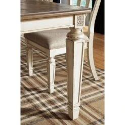 Realyn Rectangular Extendable Dining Table Chipped White - Signature Design By Ashley -Baxton Studio Sale Shop GUEST f1fc5abc 2b89 4c97 aeed e447de30f219