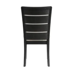 2pc Jasper Dining Slat Back Side Chair Set Black - Picket House Furnishings -Baxton Studio Sale Shop GUEST f2168766 d5a0 40f8 b0bd c1a296f78fb4