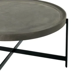 Alaterre Furniture 42" Brookline Round Coffee Table With X-Frame Metal Base 14 Alaterre Furniture 42" Brookline Round Coffee Table With X-Frame Metal Base -Baxton Studio Sale Shop GUEST f27b25db 0ffd 4bb9 a4f8 e33719878f45