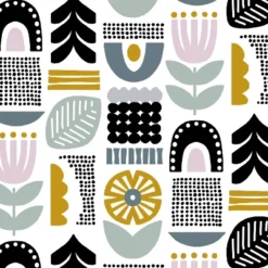 Sherrie Counter Height Barstool In Patterns Botanical Helsinki Block Lavender - Skyline Furniture -Baxton Studio Sale Shop GUEST f3f96d4b 0beb 4513 bbeb 3cbee6c79250