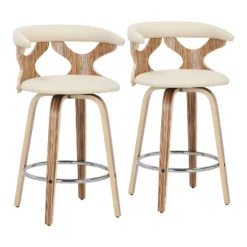 Set Of 2 Gardenia Upholstered Counter Height Barstools - Lumisource 30 Set Of 2 Gardenia Upholstered Counter Height Barstools - Lumisource -Baxton Studio Sale Shop GUEST f48033ff 774a 4a3d 9b72 62fbab9eea0f