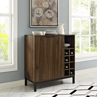 Carraway Ultimate Glassware And Wine Storage Bar Cabinet - Saracina Home 1 Carraway Ultimate Glassware And Wine Storage Bar Cabinet - Saracina Home