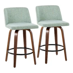Set Of 2 Toriano Upholstered Counter Height Barstools - Lumisource -Baxton Studio Sale Shop GUEST f530524b 9b45 46bf 9425 71ac3cf79487