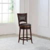 Lockefield Wood Swivel Counter Height Barstool - Hillsdale Furniture