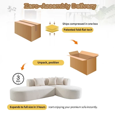 Christopher Knight Home Imre Modern Upholstered 4 Seater Corner Sectional Sofa With Pillows 7 Christopher Knight Home Imre Modern Upholstered 4 Seater Corner Sectional Sofa With Pillows - Image 7