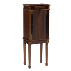 Kasey Jewelry Armoire Walnut - Powell Company -Baxton Studio Sale Shop GUEST f69db58d 90ae 4da9 acc1 26390112f442