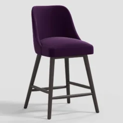 Geller Counter Height Barstool Velvet - Threshold™ -Baxton Studio Sale Shop GUEST f6f2d200 d1af 473b b8c3 a2fbe35ddd71