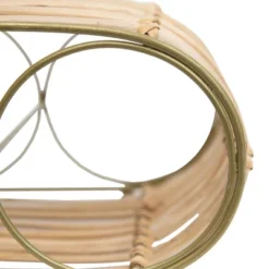 Wrapped Brass Metal & Rattan Wine Bottle Holder - Foreside Home & Garden 10 Wrapped Brass Metal & Rattan Wine Bottle Holder - Foreside Home & Garden -Baxton Studio Sale Shop GUEST f7112b55 63be 4622 afac 631ab5c8c49a