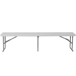 Flash Furniture 10.25''W X 71''L Bi-Fold Granite White Plastic Bench With Carrying Handle -Baxton Studio Sale Shop GUEST f7865530 359b 44cb 9619 16fabaedf908