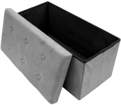 Sorbus Collapsible Bench Ottoman With Cover - Faux Suede -Baxton Studio Sale Shop GUEST f7f2430e 683d 4f1c a6c2 47d1c87e9bc2