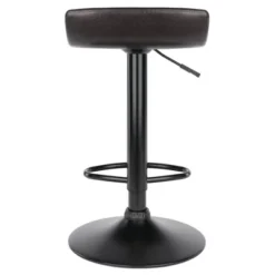 Set Of 2 Paris Airlift Adjustable Swivel Stool With Faux Leather Seat And Black Metal Base Espresso/Black - Winsome 15 Set Of 2 Paris Airlift Adjustable Swivel Stool With Faux Leather Seat And Black Metal Base Espresso/Black - Winsome -Baxton Studio Sale Shop GUEST f8084385 e5c8 4420 9ab2 86daa2b9135a