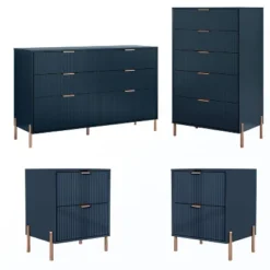 Festivo 4pc Modern Elegance Bedremm Chest And 6 Drawer Dresser And 2 Drawer Nightstands Set 32 Festivo 4pc Modern Elegance Bedremm Chest And 6 Drawer Dresser And 2 Drawer Nightstands Set -Baxton Studio Sale Shop GUEST f852cfdf 8aed 4d2f 9285 6f8cd5d91bc2