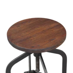 Court Adjustable Backless Barstool Brown - Picket House Furnishings -Baxton Studio Sale Shop GUEST f96c3e37 9876 431c a80e d1820f09e9f0