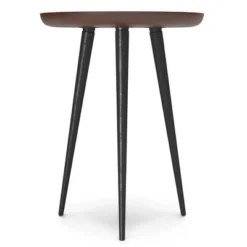 Joellla Round Side Table Cognac - WyndenHall -Baxton Studio Sale Shop GUEST fa943b55 fc23 4697 9e7f 0ac3e95bdf85