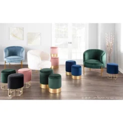 Canary Contemporary Glam Ottoman - LumiSource 11 Canary Contemporary Glam Ottoman - LumiSource -Baxton Studio Sale Shop GUEST fab14265 9dcb 4202 86ec 58dec646dcd3