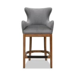 Jennifer Taylor Home Blake Modern 26" Counter-Height Barstool With Armrests -Baxton Studio Sale Shop GUEST fb164724 a5e4 4f37 81c8 8bbf6685213f
