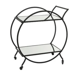 Contemporary Glam Metal Bar Cart - Olivia & May -Baxton Studio Sale Shop GUEST fb40fd9e 7546 46ad 9291 842fc8450dc4
