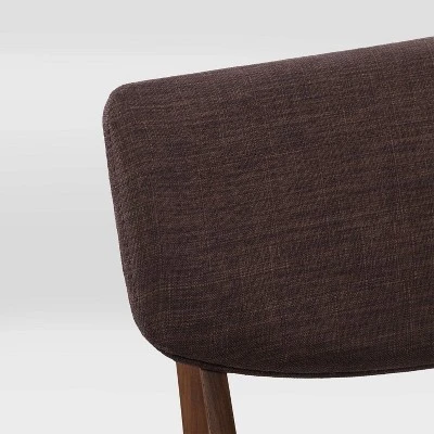 5pc Branson Wood Dining Set Walnut Stain - CorLiving 6 5pc Branson Wood Dining Set Walnut Stain - CorLiving - Image 6