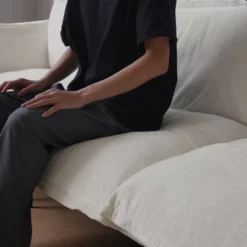 WJShome Sectional Couches For Living Room, Velvet 147" Modern 4 Seater Sofa, 8" High Metal Legs -Baxton Studio Sale Shop GUEST fbc20438 cf84 4bb9 9aaf 7259ffef93f8 1