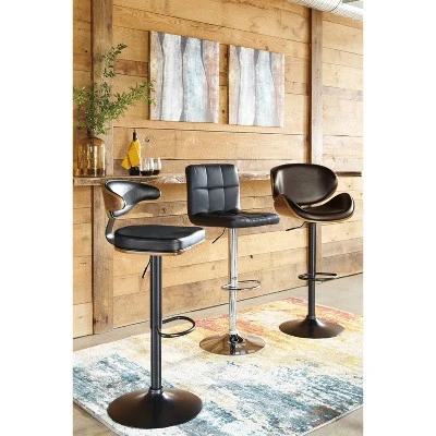 Bellatier Tall Swivel Barstool Black - Signature Design By Ashley 5 Bellatier Tall Swivel Barstool Black - Signature Design By Ashley - Image 5