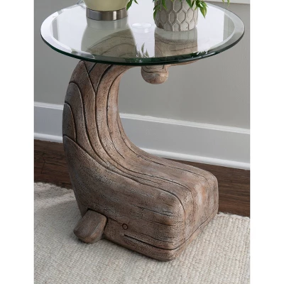 Weldon Whale Side Table Driftwood - Powell Company 8 Weldon Whale Side Table Driftwood - Powell Company - Image 8
