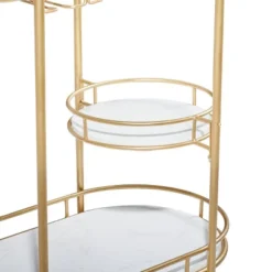 Contemporary Iron Bar Cart Gold - Olivia & May -Baxton Studio Sale Shop GUEST fd1048bc bd14 458f b5fa bfaa8eaa1621