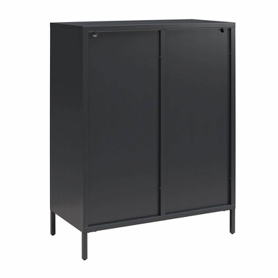 Luna Short 2 Door Accent Cabinet With Fluted Glass - Mr. Kate 5 Luna Short 2 Door Accent Cabinet With Fluted Glass - Mr. Kate - Image 5