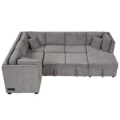 NicBex Modern 108.6" Pull Out Sofa Bed Chenille Convertible Sleeper Sofa With USB Ports And Storage Chaise For Living Room 11 NicBex Modern 108.6" Pull Out Sofa Bed Chenille Convertible Sleeper Sofa With USB Ports And Storage Chaise For Living Room -Baxton Studio Sale Shop GUEST fd56a842 f4e9 4698 ae0c 92a24c130200