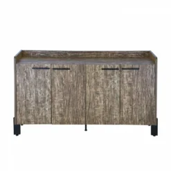 FC Design 62"W Sideboard Storage Cabinet, Large Dining Server Cupboard Buffet Table With Two Storage Cabinets -Baxton Studio Sale Shop GUEST fdbe40cf f9fb 4d2c b024 23b1739858ca