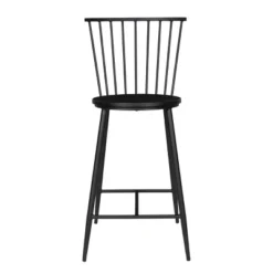 26" Bryce Counter Height Barstool Black - OSP Home Furnishings -Baxton Studio Sale Shop GUEST fe2a459c 63d7 49ad 8493 a533bfe2155b