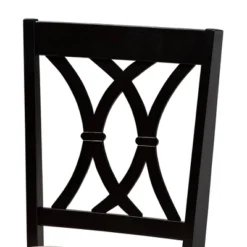 7pc Reneau Upholstered Wood Dining Set Sand Brown/Espresso - Baxton Studio 8 7pc Reneau Upholstered Wood Dining Set Sand Brown/Espresso - Baxton Studio -Baxton Studio Sale Shop GUEST fe32481a 4d52 44bf 8268 227852db3346