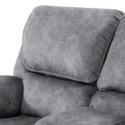 MiBasics 79" Breezenight Transitional Manual Reclining Loveseat: Palomino Upholstery, Cup Holders -Baxton Studio Sale Shop GUEST fef8527b a409 4d28 af3e e8fa1769c873