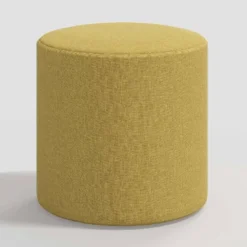 Round Thalia Ottoman In Textured Linen - Threshold™ -Baxton Studio Sale Shop GUEST ff81f417 5ad8 4545 a9ab 177be8f69fcc